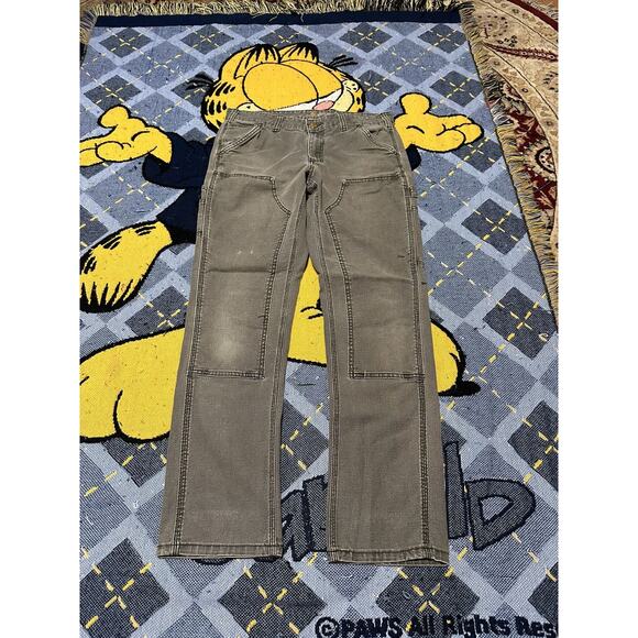 Vintage Y2K Prefectly Faded Carhartt Double Knee Pants - Picture 7 of 7